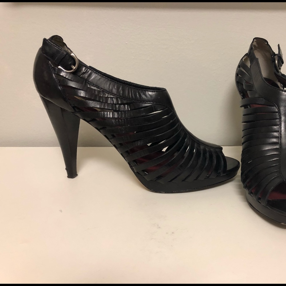 Black Caged Bootie by Max Studio